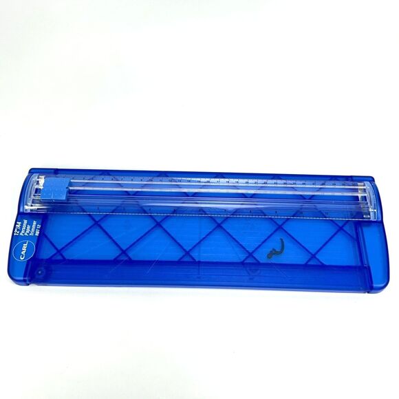 Carl Bidex Other - CARL BIDEX 12" A4 Personal Rotary Paper Blue Slider Trimmer RBT12